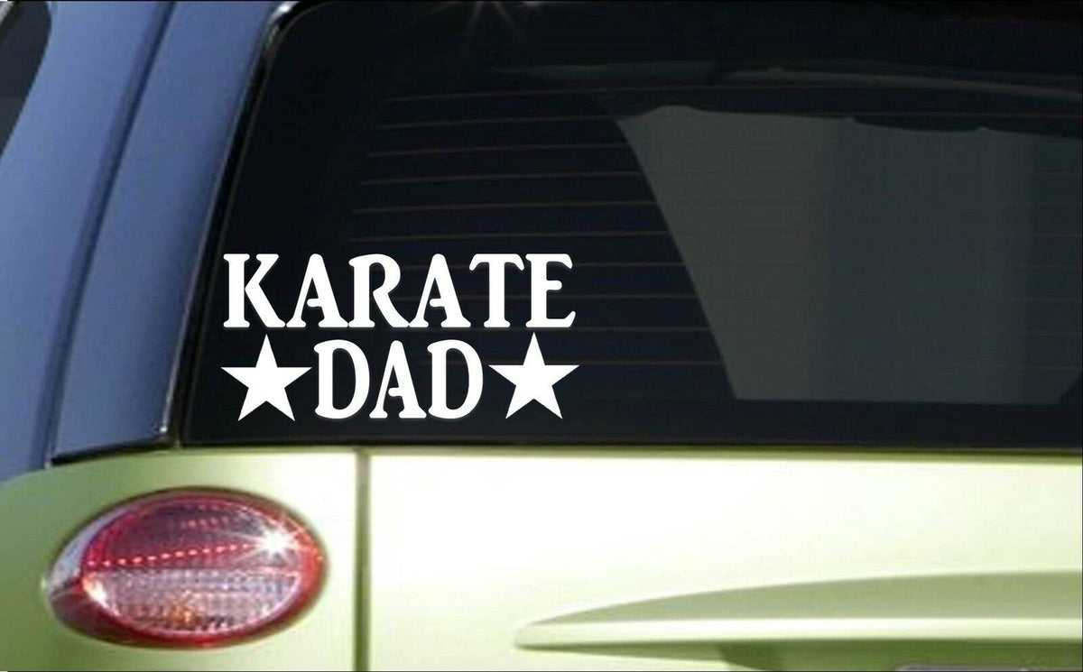 Karate Dad Vinyl Decal – 8 Inch