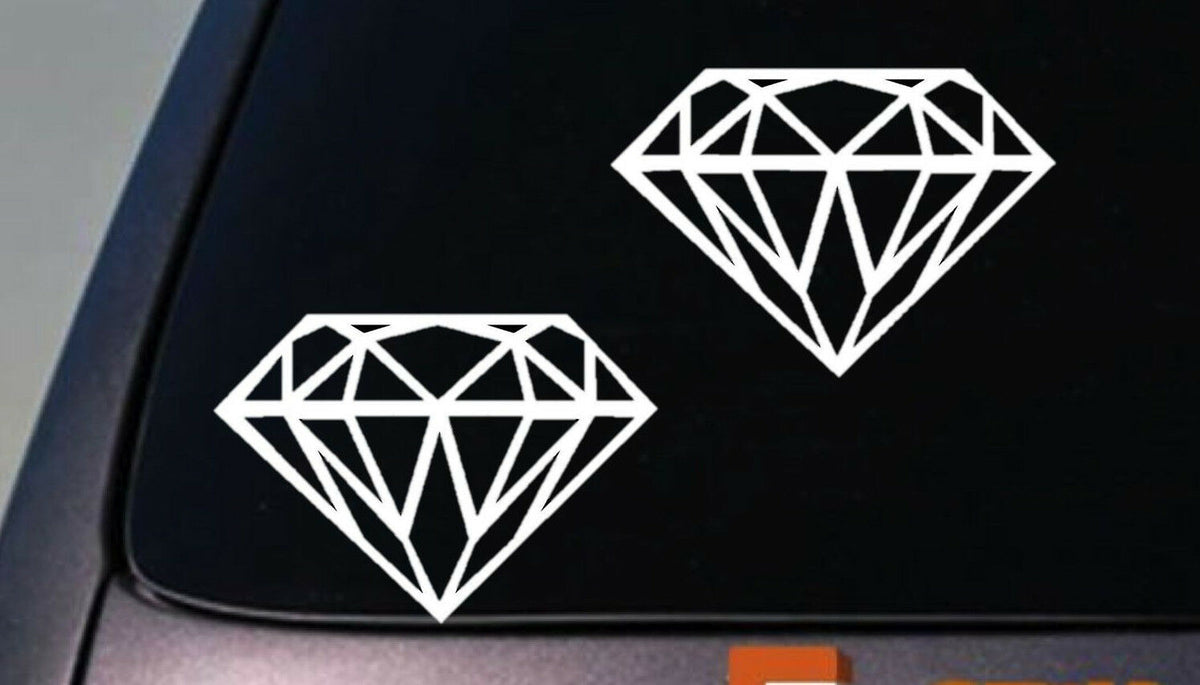 2 Diamond Vinyl Decal