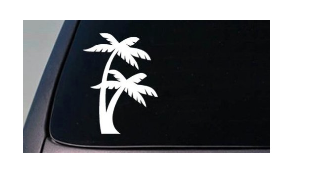 Palm Trees Vinyl Decal – 6 Inch