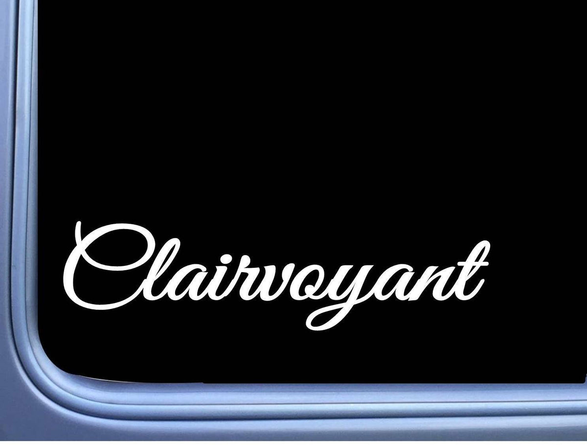 Clairvoyant Vinyl Decal – 8 Inch
