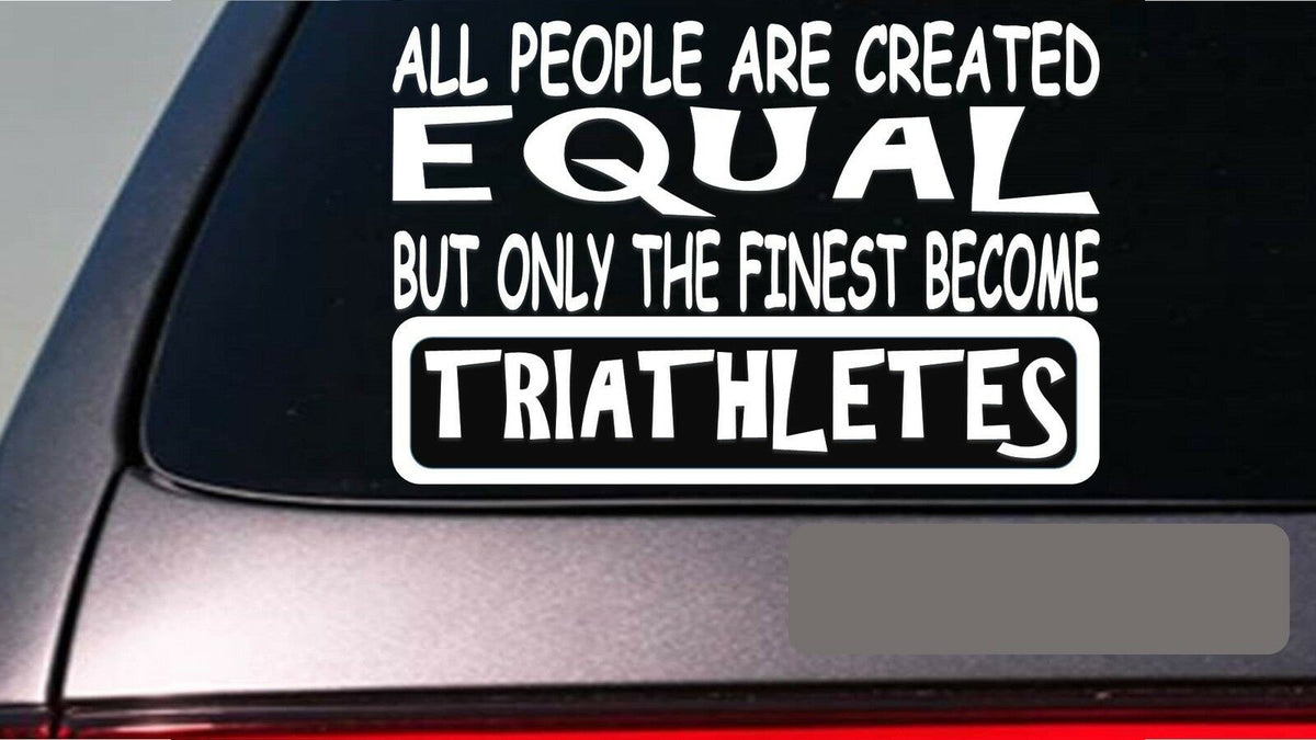 Triathetes All People Equal Vinyl Decal – 6 Inch