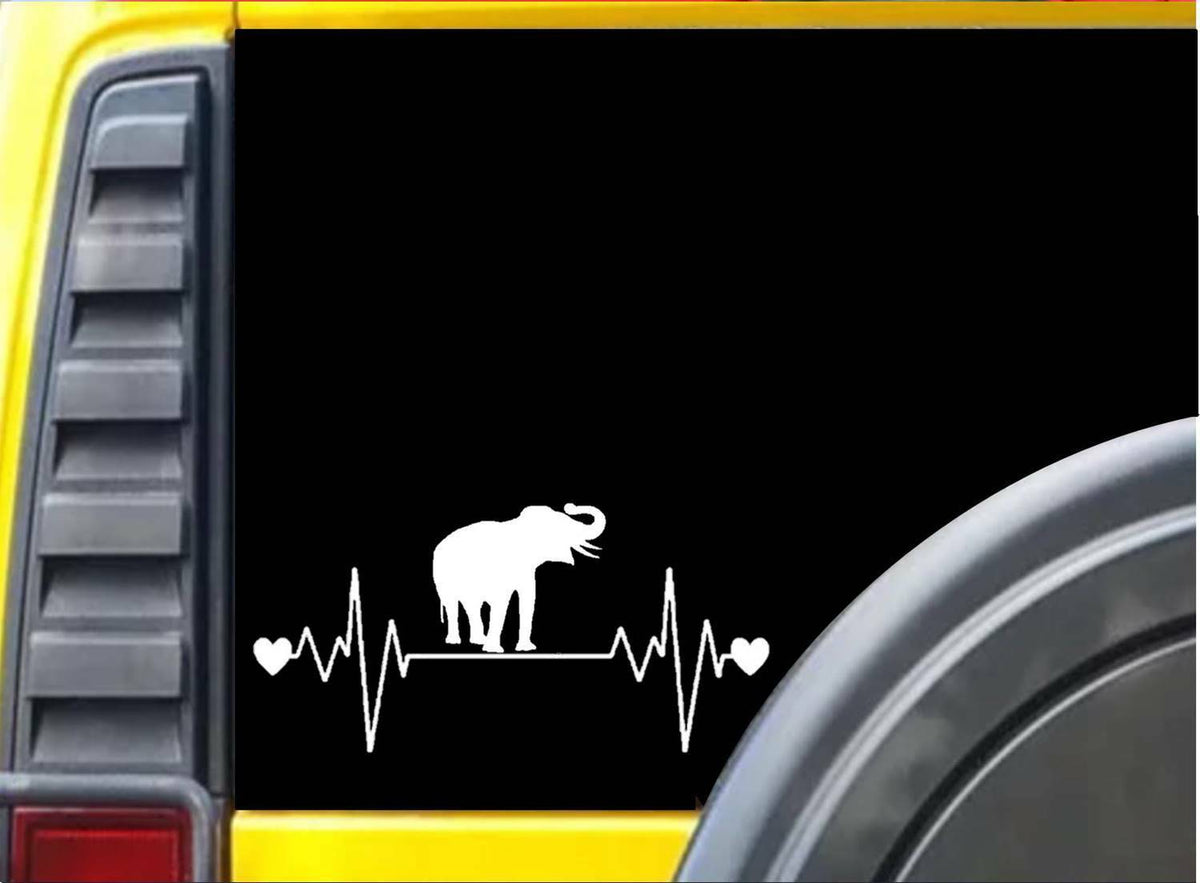 Elephant Lifeline Vinyl Decal – 8 Inch