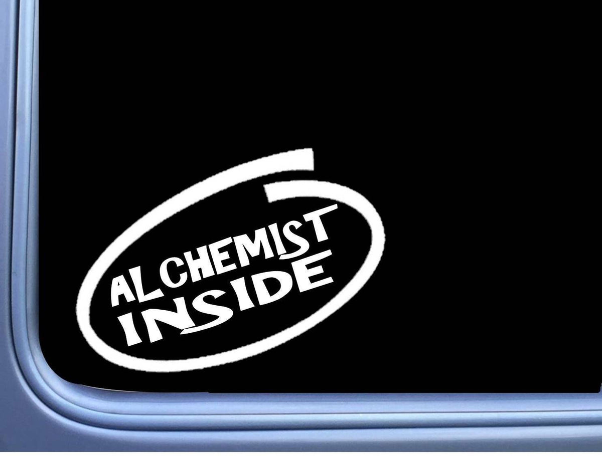 Alchemist Inside Funny Alchemy Funny Vinyl Decal – 8 Inch