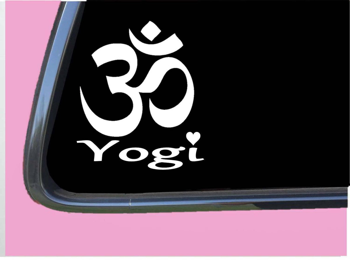 Yogi Aum Vinyl Decal – 6 Inch