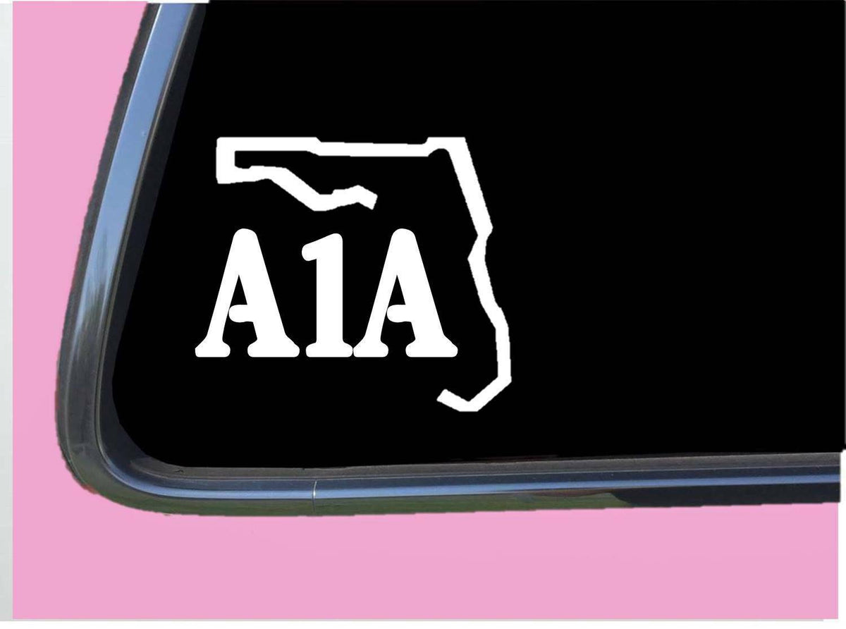 Highway A1a Vinyl Decal – 6 Inch