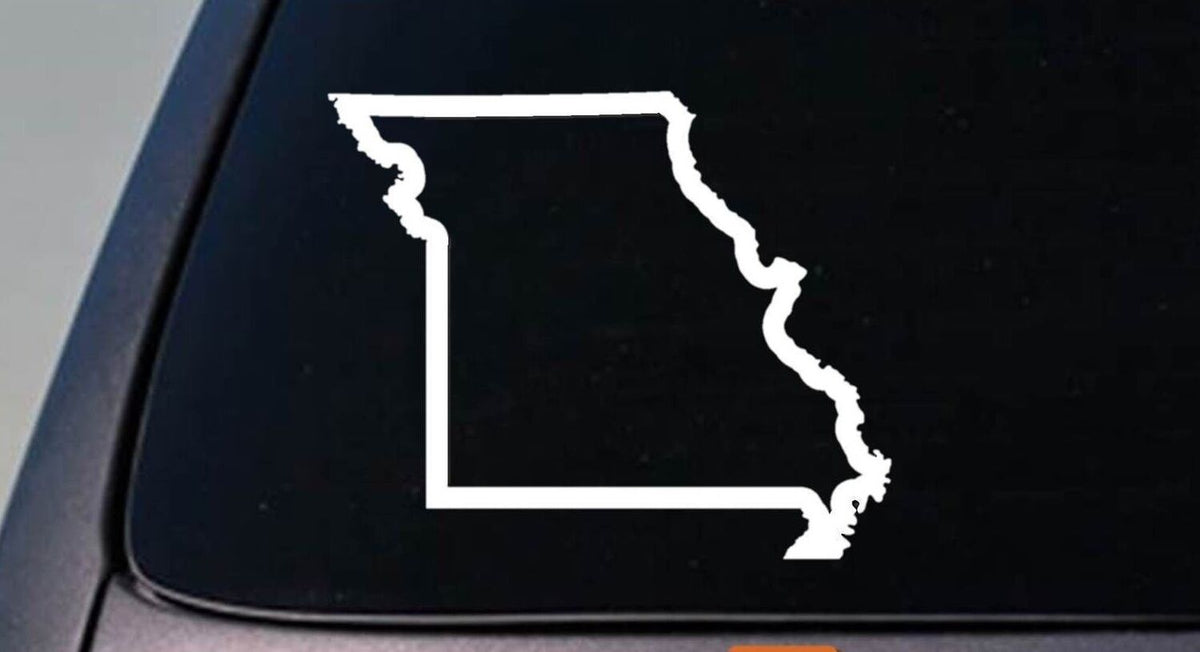 Missouri State Vinyl Decal – 6 Inch