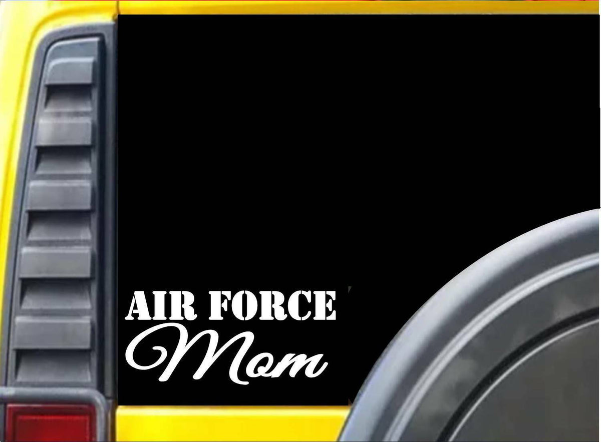 Air Force Mom Military Soldier Vinyl Decal – 8 Inch