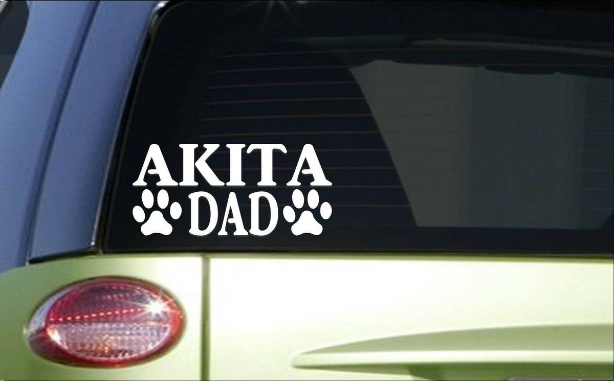 Akita Vinyl Decal – 8 Inch