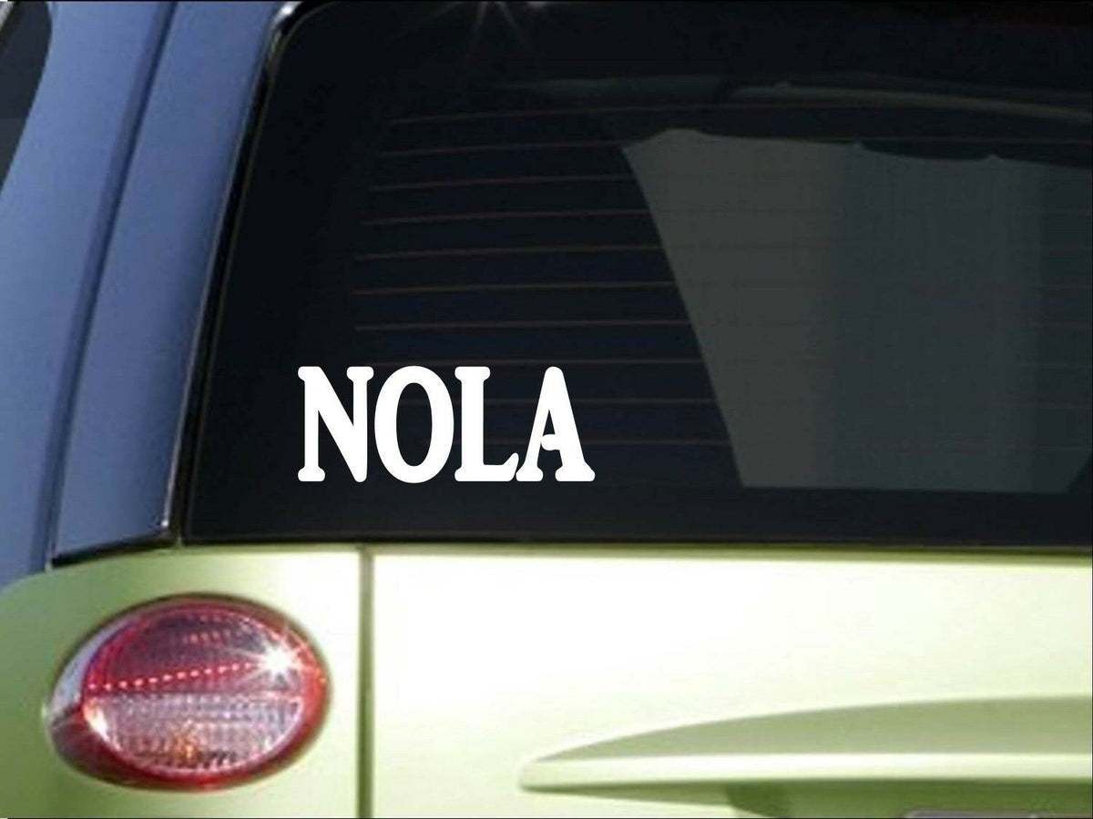 Nola Vinyl Decal – 8 Inch