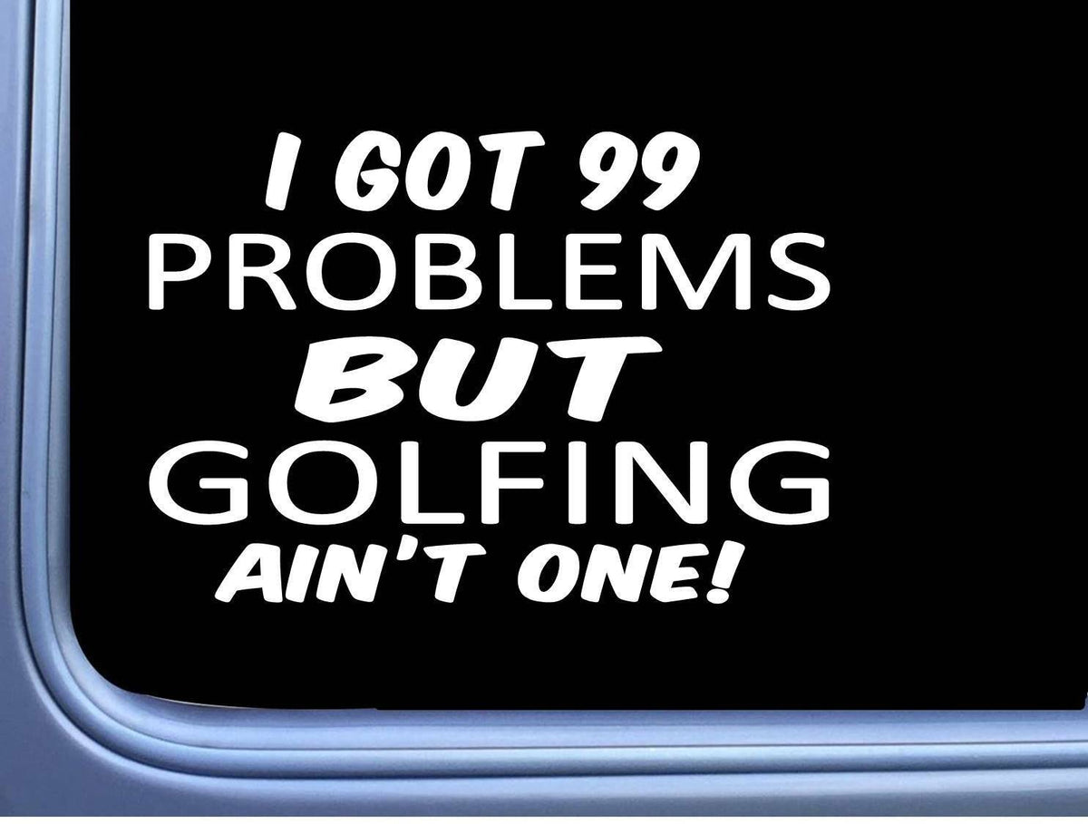 Golfing Vinyl Decal – 8 Inch