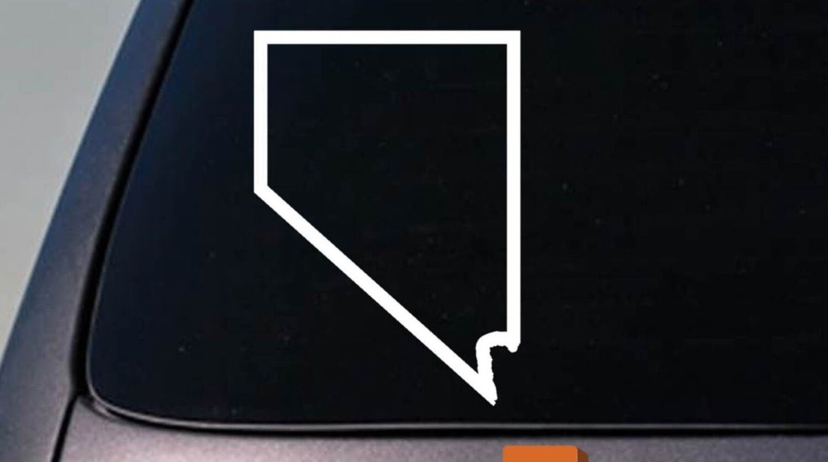 Nevada State Vinyl Decal – 6 Inch