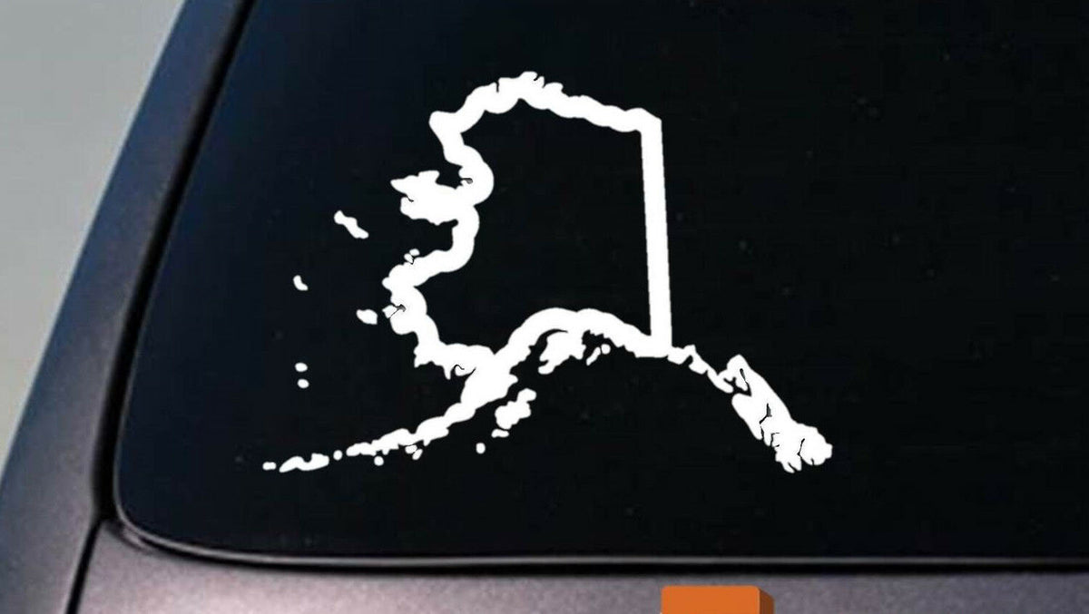 Alaska State Vinyl Decal – 6 Inch