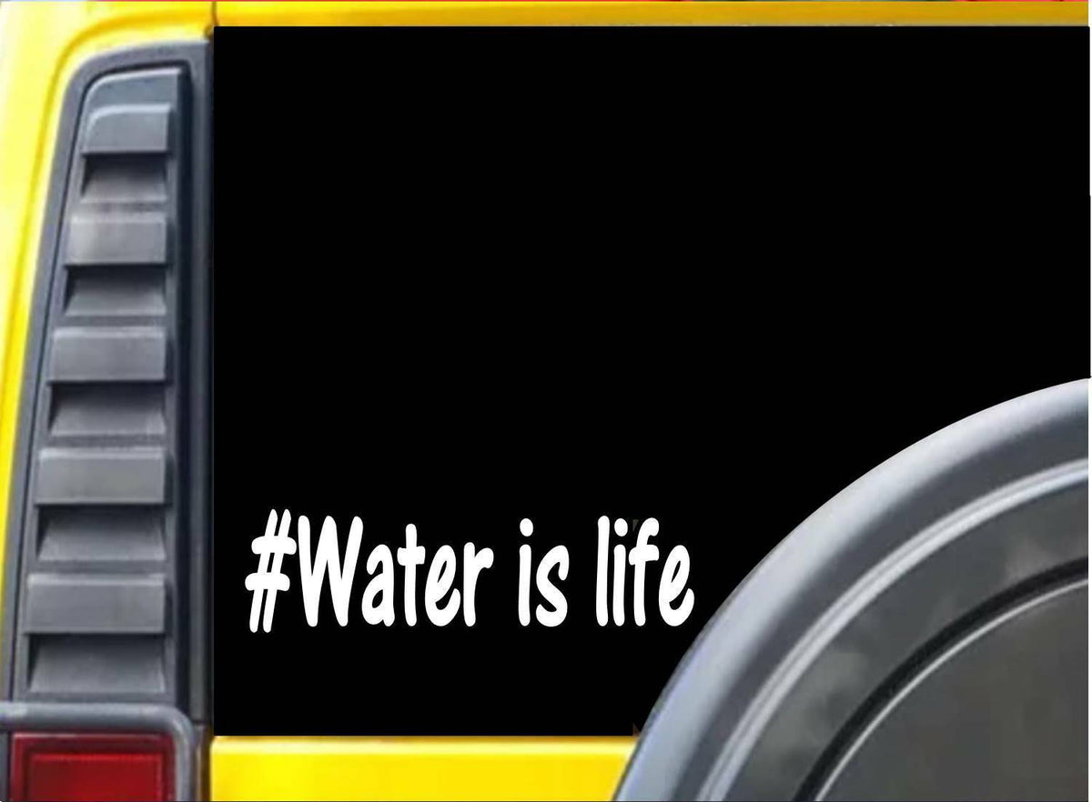 #Water Is Life Standing Rock Vinyl Decal – 8 Inch