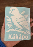 Kakapo Decal OS 788 6" flightless bird sticker New Zealand