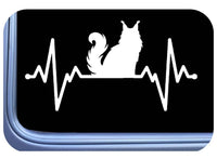 Maine Coon Cat Sticker Lifeline Decal OS 767 kitten 8 inch