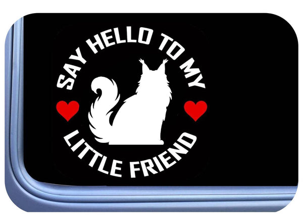 Maine Coon Cat Sticker Little Friend Decal OS 774 kitten 6 inch