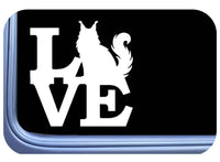 Maine Coon Cat Sticker Love Decal OS 770 kitten 6 inch