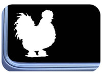 Silkie Chicken Decal OS 760 sticker 6" inch