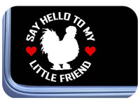 Silkie Chicken Little Friend Decal OS 762 sticker 6" inch
