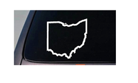 OHIO state 6" sticker decal car truck window college football basketball *C567*