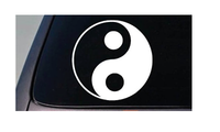 YIN YANG 6" STICKER *C510* DECAL CAR WINDOW TRUCK PEACE YOGA LOVE KARMA Buddha