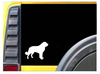 Saint Bernard J642 6 inch Sticker dog decal