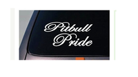 Pitbull Pride American Bully APBT Sticker Decal pit bull rescue k9 *A058*