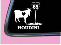 Houdini the I65 Goat Sticker TP 396 vinyl 6" Decal Kiki boer