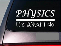 Physics sticker decal *E332* textbook student supplies school teacher college