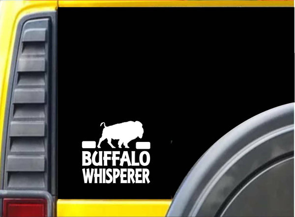 Buffalo Whisperer Sticker k223 6 inch bison tatanka decal