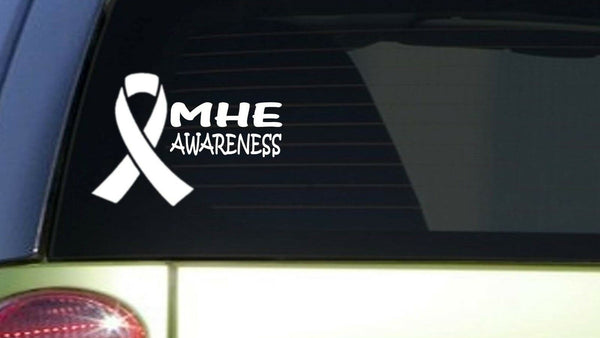 MHE Awareness *I410* 8.5 inch White Sticker multiple hereditary exostoses
