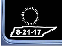 Tennessee Eclipse Path of Totality L418 8" decal sticker solar