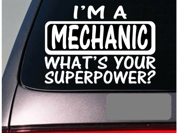 I'm a mechanic sticker decal *E141* plane car racing wrench socket