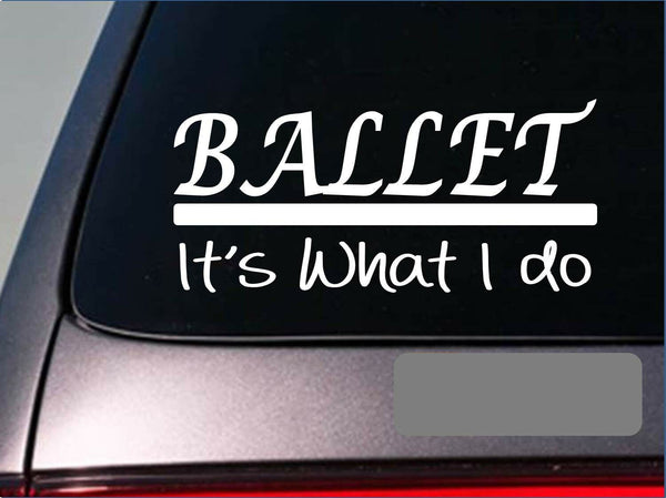 Ballet sticker decal *E366* dance shoes dancer