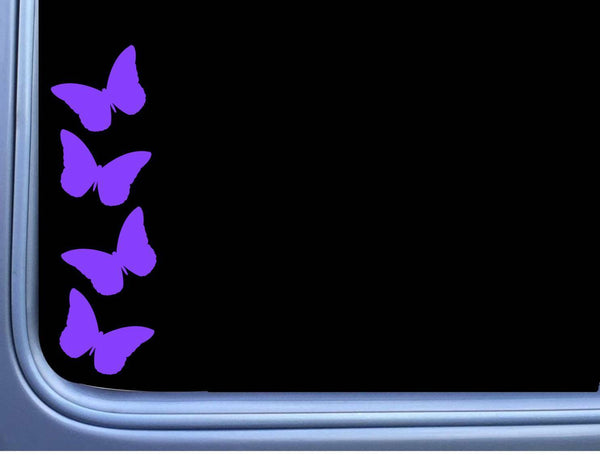Lupus Purple Butterflies Decal M186 8" tall Vinyl  window stickers awareness