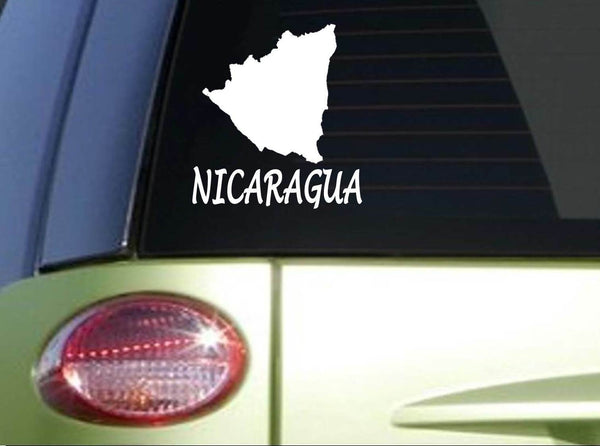 Nicaragua *I116* 7" Sticker decal country flag island