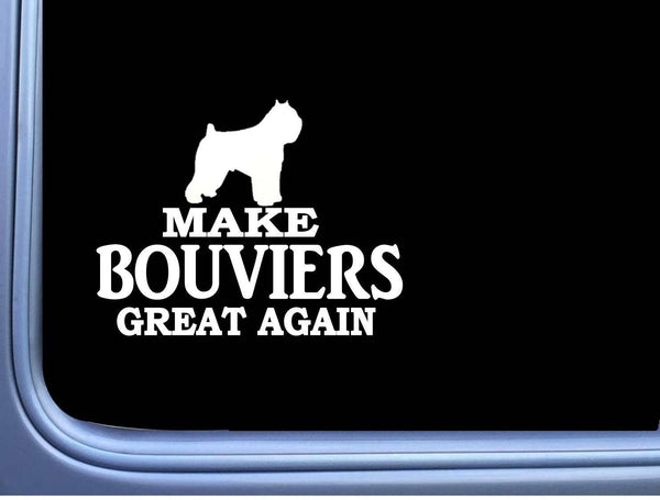 Bouvier des flandres Maga L699 Dog Decal Sticker 7" decal