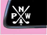 PNW Golf Pinetree TP 742 vinyl 6" Decal Sticker pacific north west