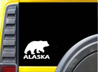 Alaska Bear K312 6 inch decal kodiak grizzly sticker