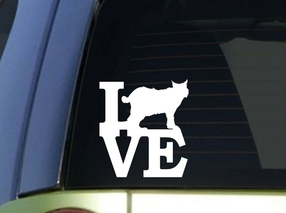 Bobcat Love Vinyl Decal – 6 Inch