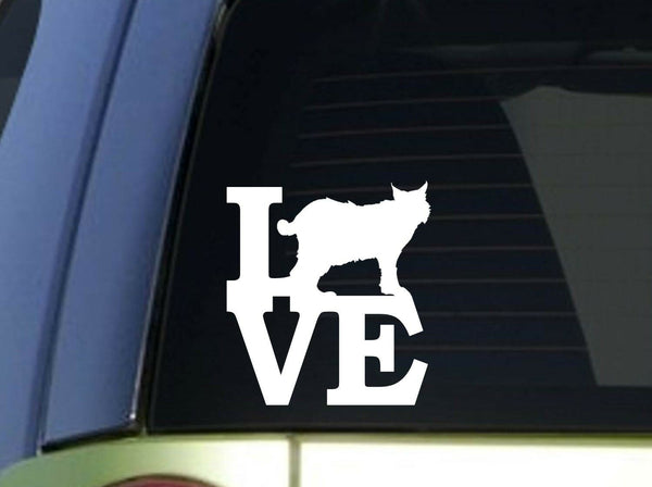 Bobcat Love *H950* 6" Sticker decal kentucky predator call wildcat basketball