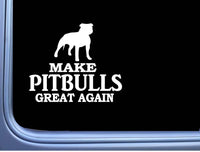 Pitbull Maga Uncropped L709 Dog Sticker 7" decal