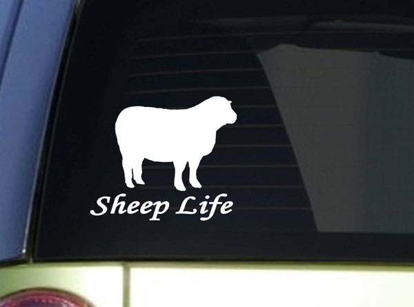 Sheep Life Sticker *I917* 6 inch decal