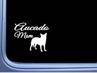 Aucado Mom j854 6" wide Sticker decal cattle dog