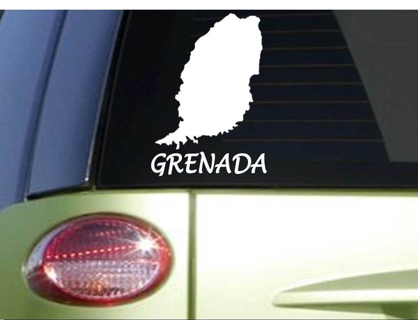 Grenada *I113* 7" Sticker decal country flag island