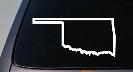 Oklahoma State Vinyl Decal – 6 Inch