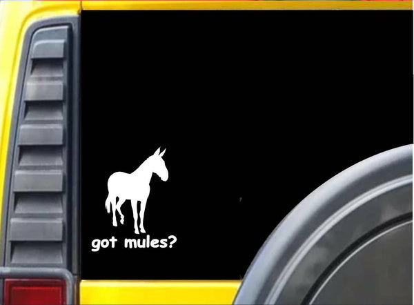 Got Mules K332 6 inch decal long ears donkey sticker