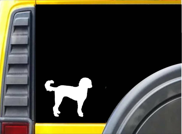 Labradoodle K590 6" vinyl sticker dog decal