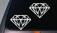 2 Diamond Vinyl Decals Car Sticker *C268*