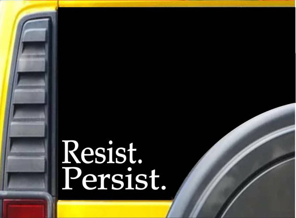 Resist Persist L165 8" vinyl sticker decal